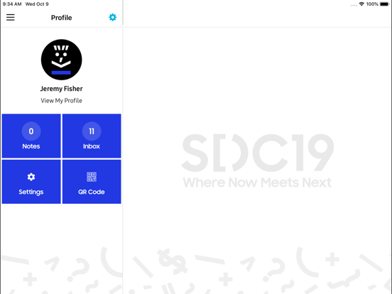 SDC19 iPad screenshot 5 - Business app