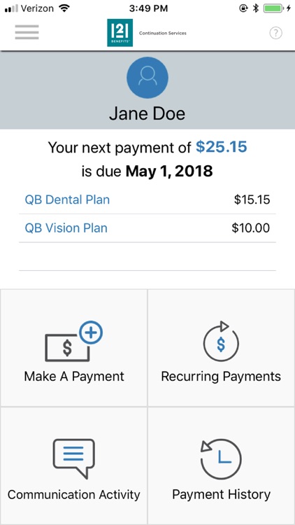 COBRA or Retiree Billing