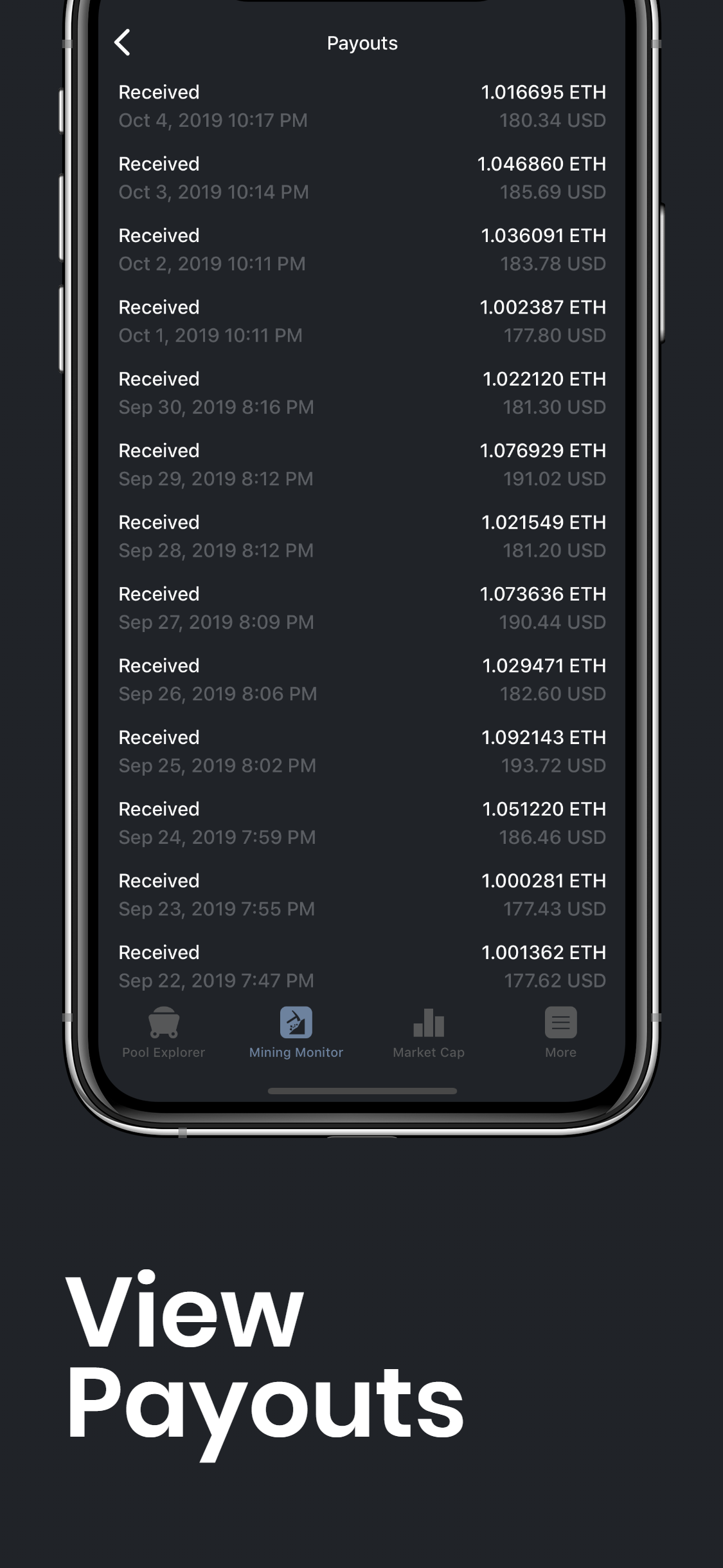 Blockwatch X - Mining Monitor screenshot 4