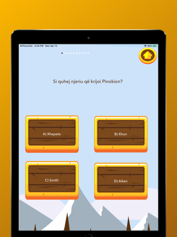 Përralla Pinokio - Shqip iPad screenshot