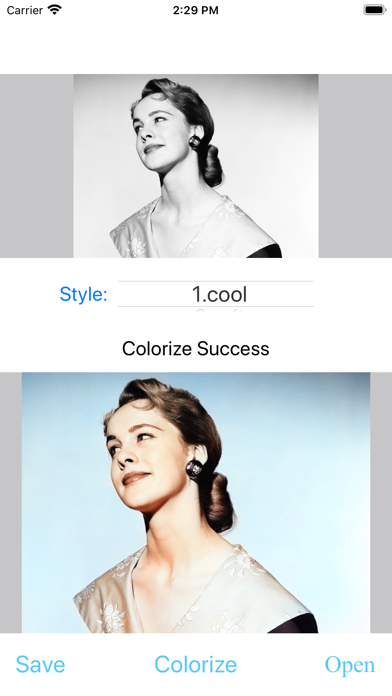 Colorize old photo Screenshot