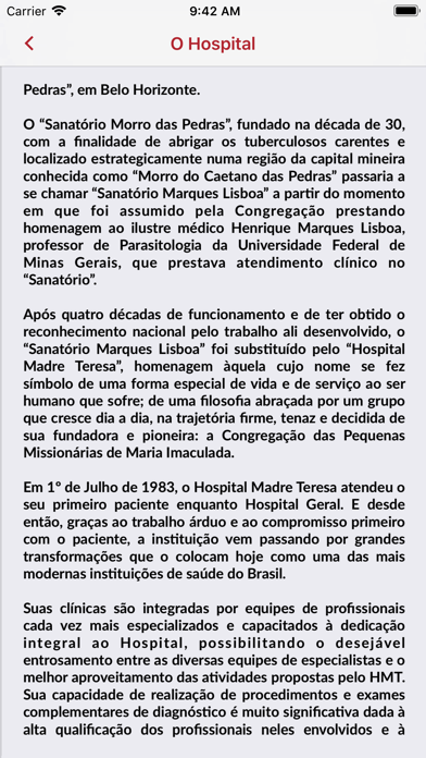 Hospital Madre Teresa Screenshot