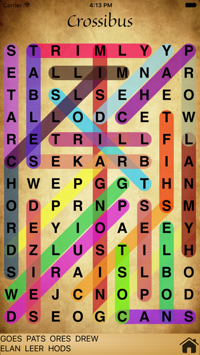 Crossibus - Word Search Puzzle Screenshot