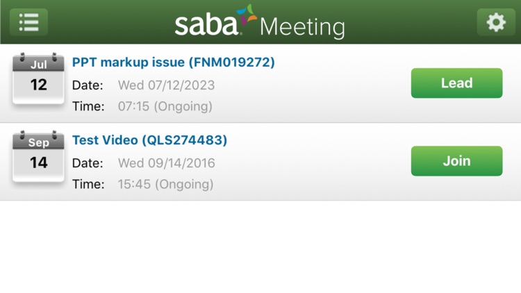 Saba Meeting
