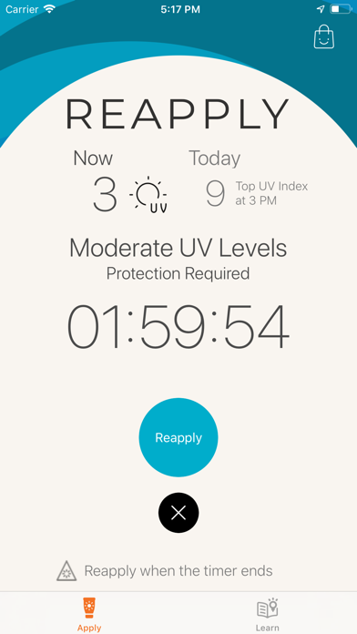 REAPPLY: Sunscreen Timekeeper Screenshot