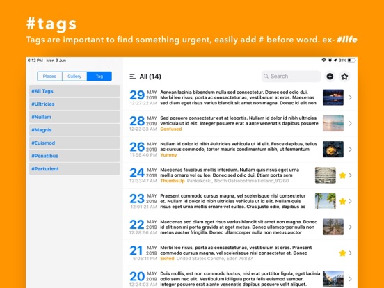 Daily Journal - Pocket Edition iPad screenshot 4 - Lifestyle app