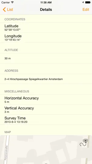 Скриншот Noise Meter + на iPhone 5