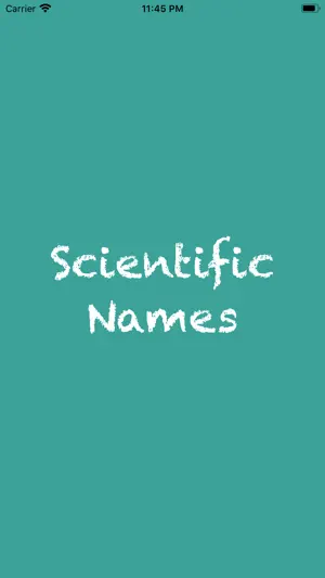 Pro Scientific Names screenshot 1