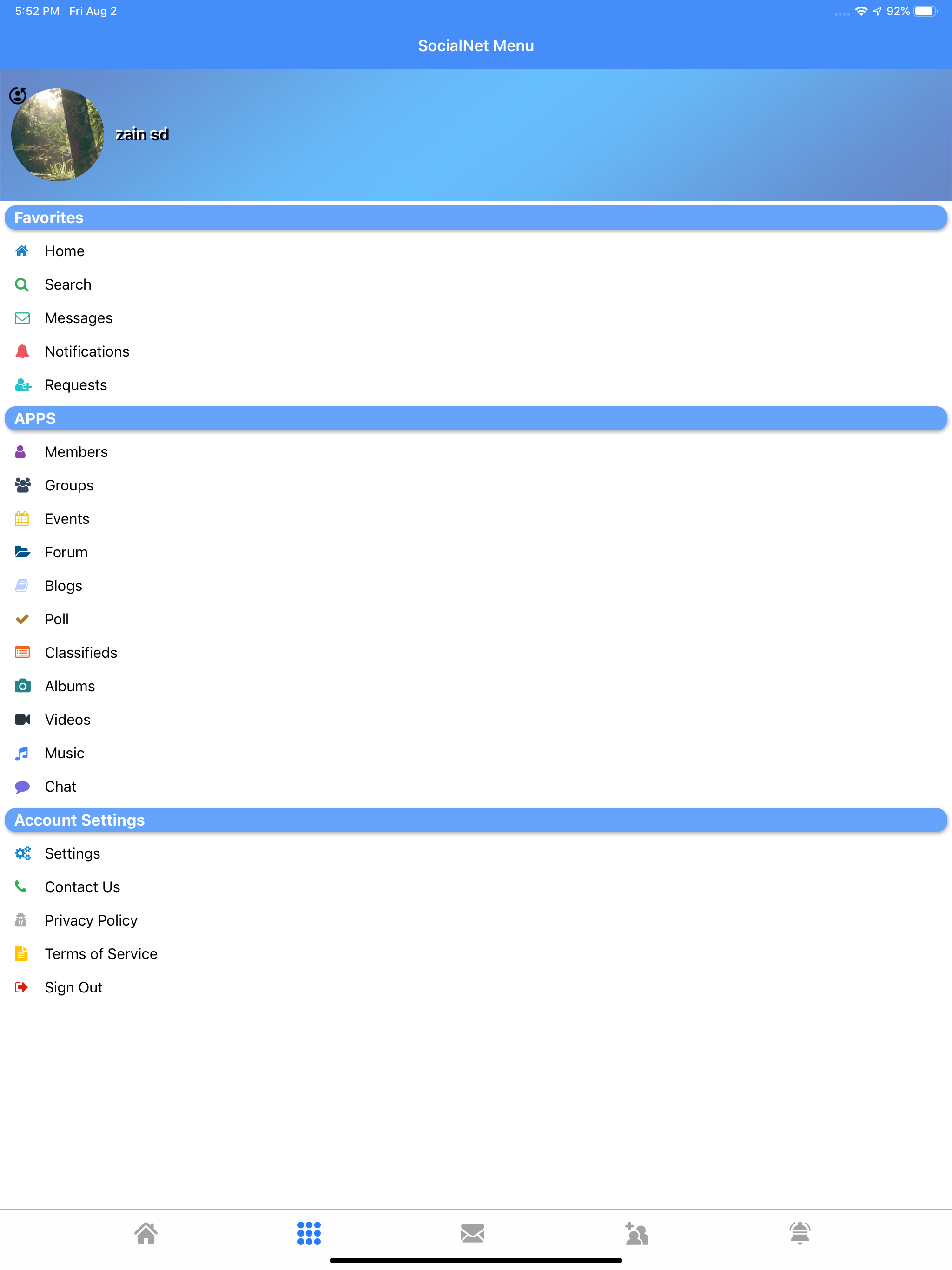 Stars Social Net screenshot 5
