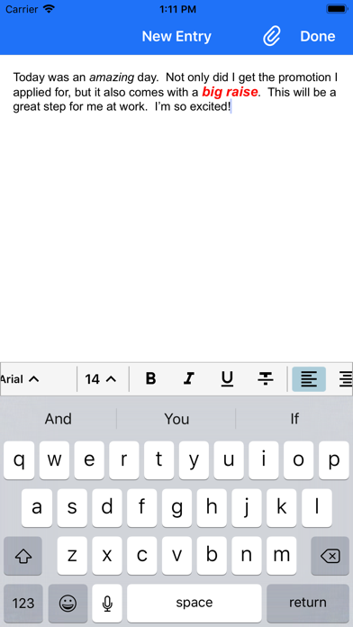 Scriptio - Daily Journal/Diary Screenshot 2 - AppWisp.com Scriptio - Daily Journal/Diary Screenshot 2 - AppWisp.com