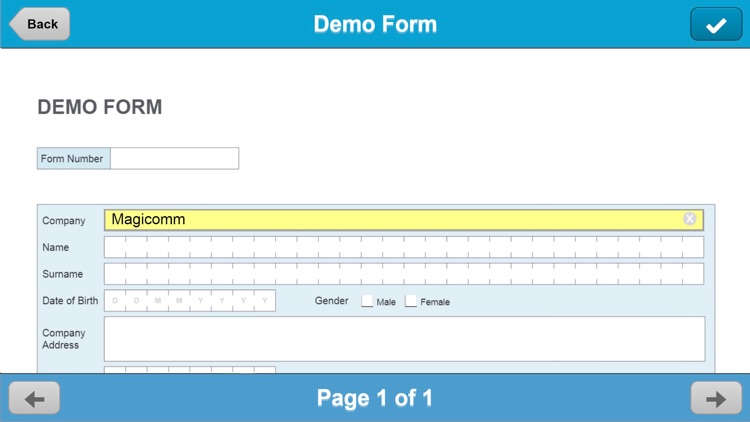 Magicomm DataForm