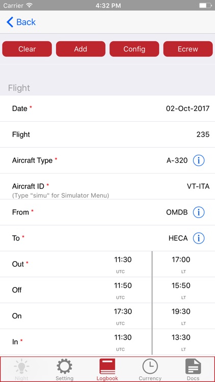 AutoFlightLog screenshot-3