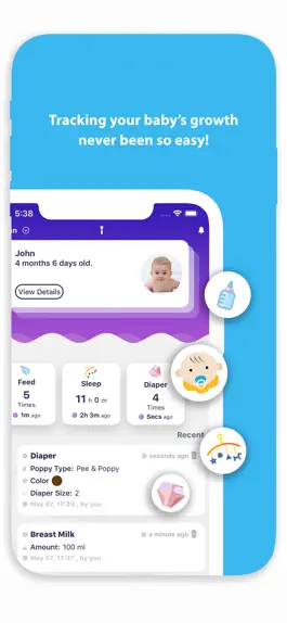 Game screenshot Pocket Nanny: Baby Tracking apk
