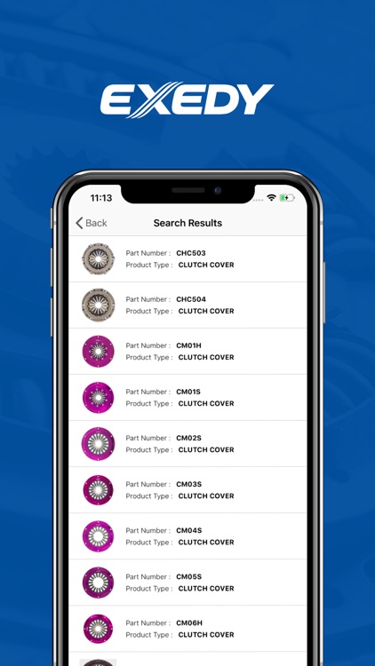 EXEDY - Product Finder