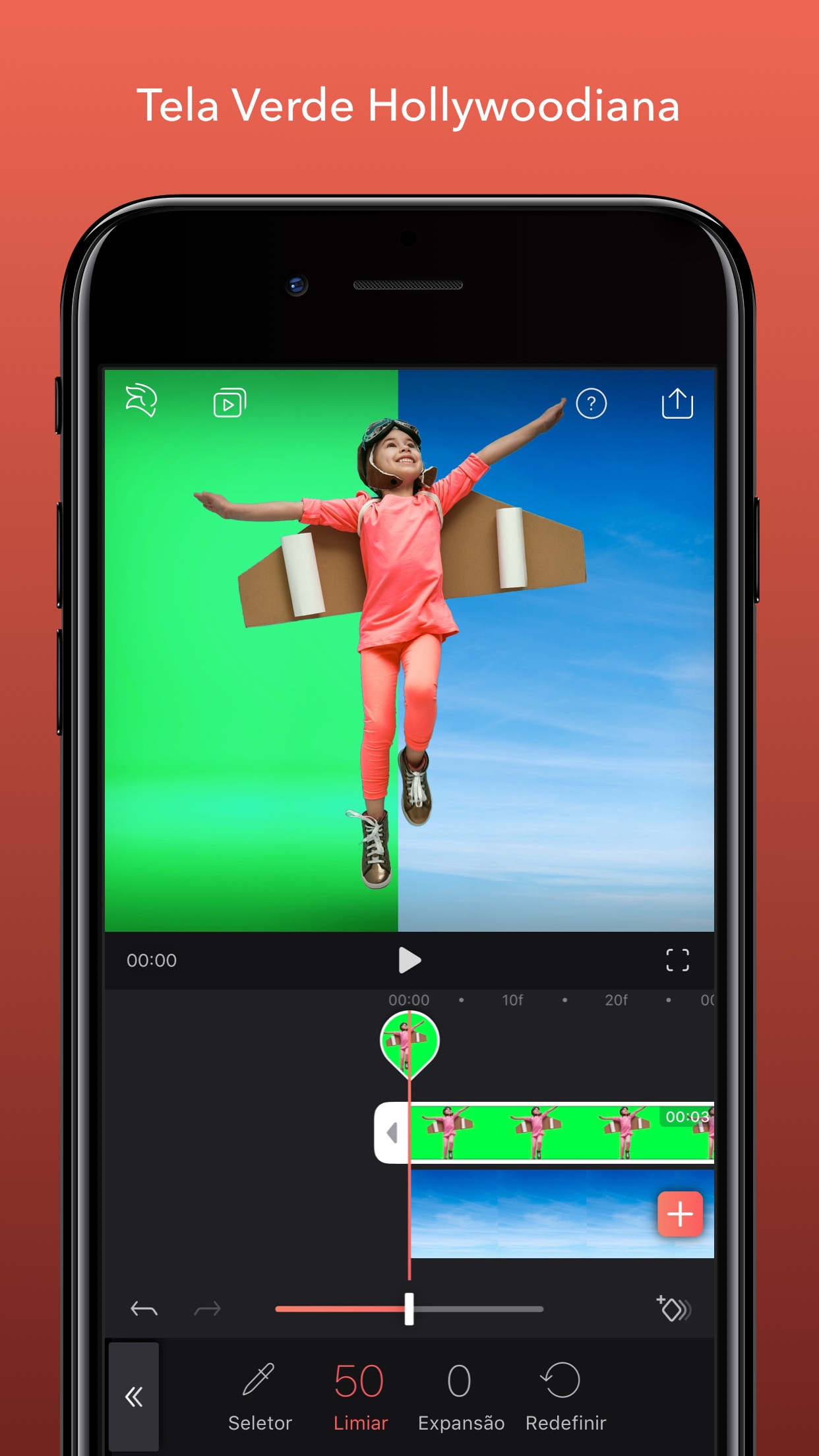 Screenshot do app Videoleap Editar Vídeo