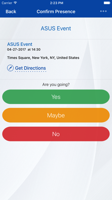 How to cancel & delete ASUS Invitation App - Event from iphone & ipad 3