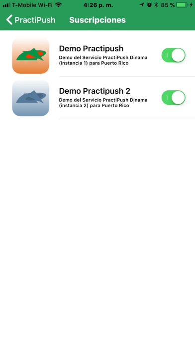 Screenshot #3 pour PractiPush Multicliente