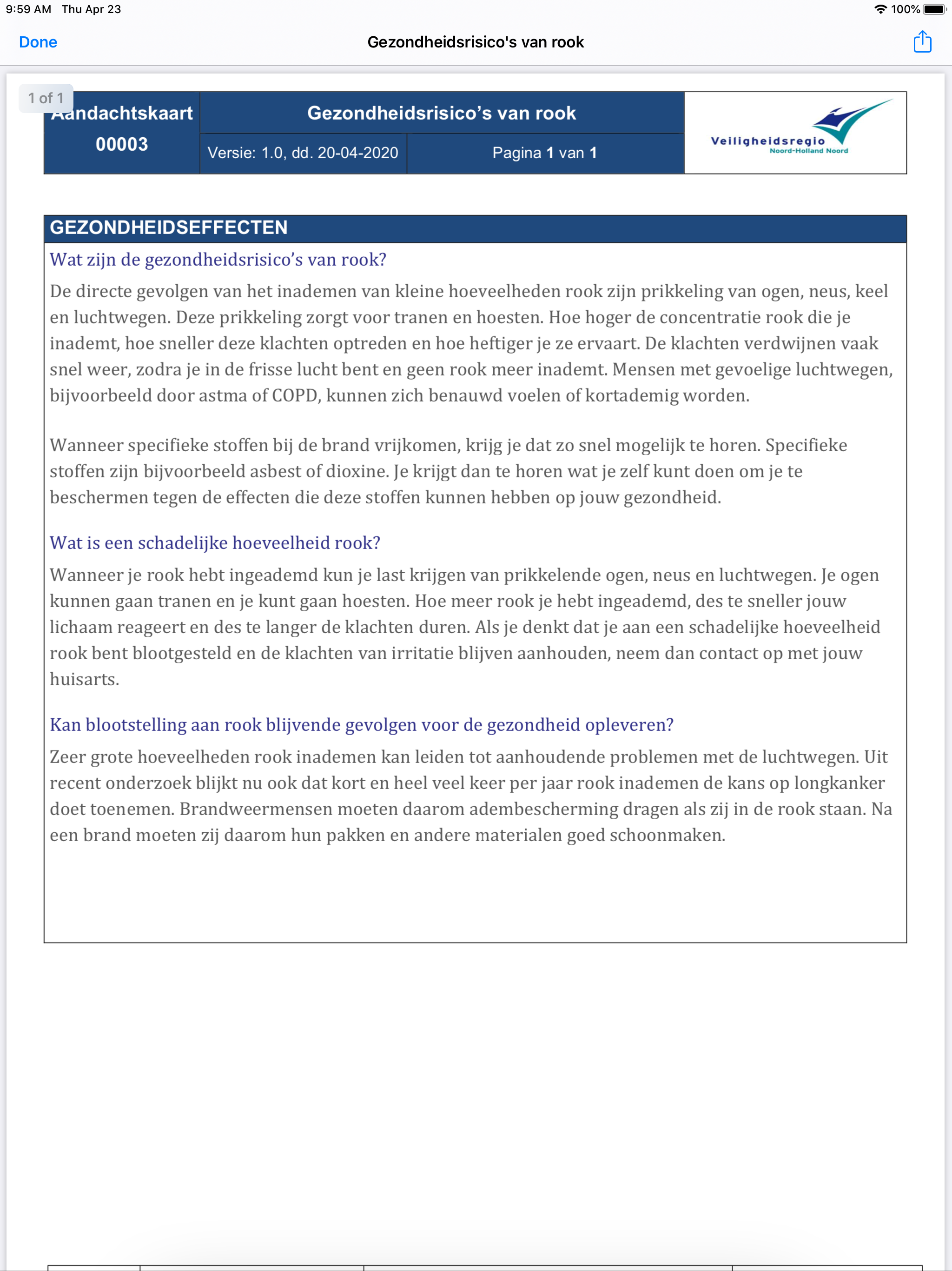 Repressief Handboek VRNHN