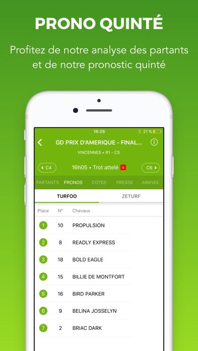 Turfoo Résultats Turf et Prono Screenshot