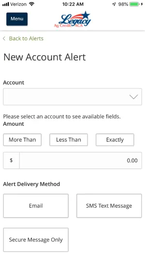 Legacy Ag Credit Ag Banking screenshot 2