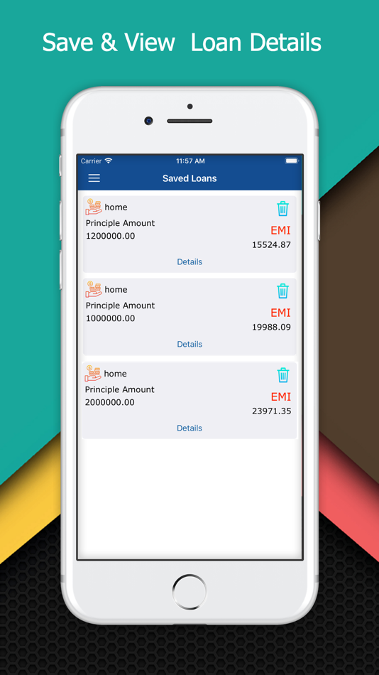 #6. EMI-BMI Calculator (iOS) By: SHREEJI WEB TECHNOLOGIES PRIVATE LIMITED