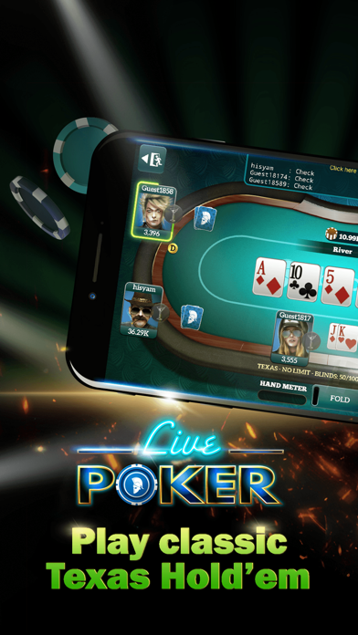 Screenshot #1 pour Poker Live Omaha & Texas