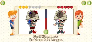 Find Differences Cute Cartoon screenshot #1 for iPhone