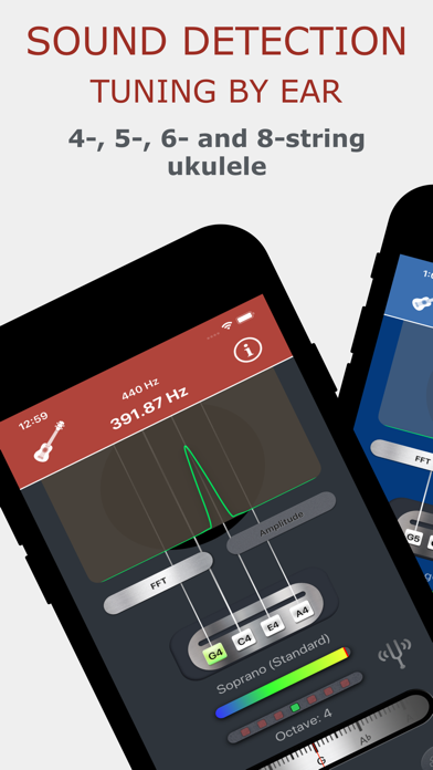 Chromatic Simple Ukulele Tuner