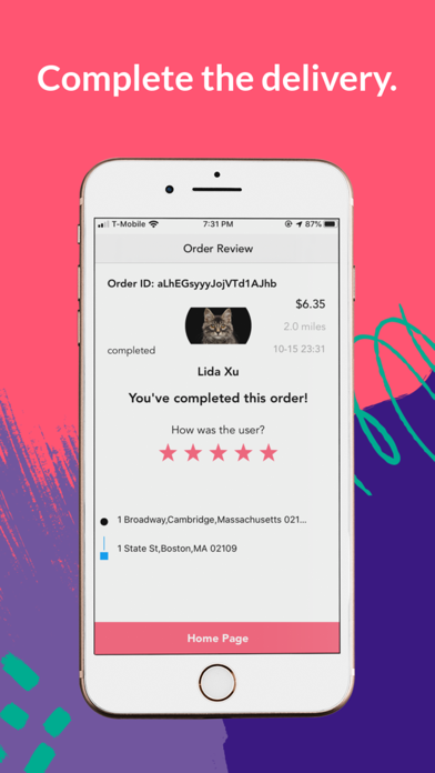 Couree Driver iPhone screenshot 5 - Business app