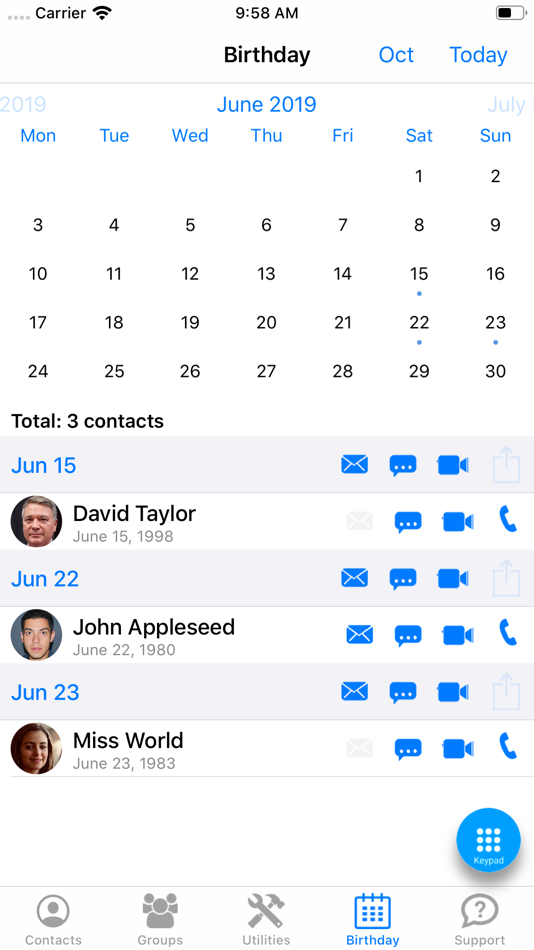 #3. Edit Contact Pro (iOS) 由: Nguyen Sang