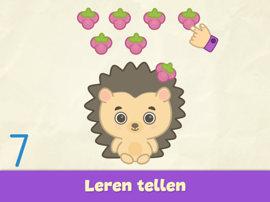 Kinder spelletjes leren tellen iPad app afbeelding 2