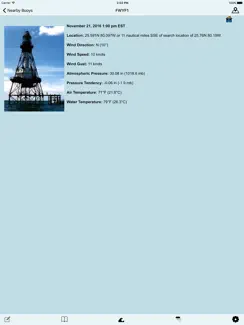 NOAA Buoy and Tide Data iPad image 4