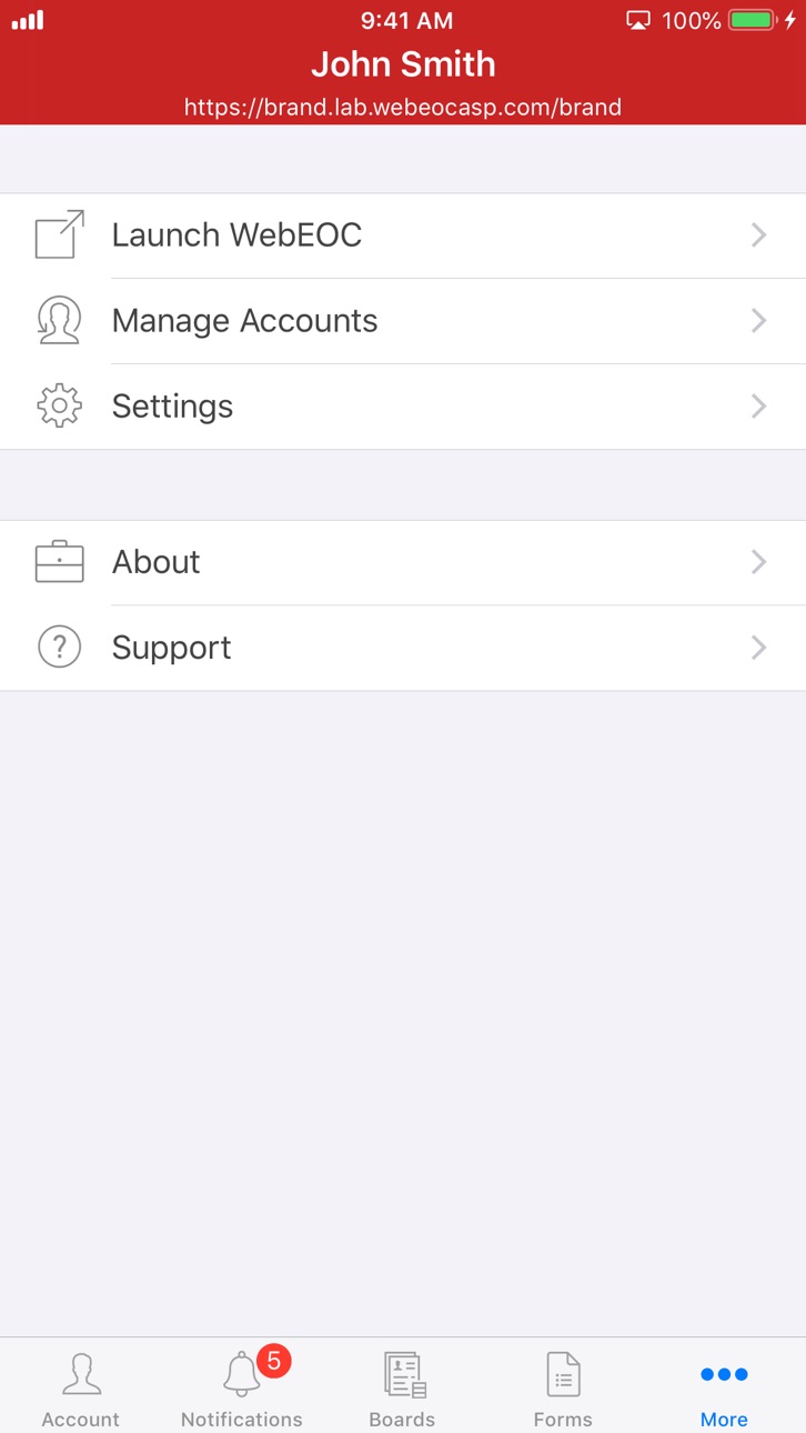 iPhone screenshot