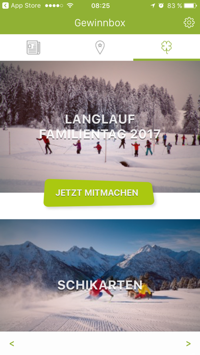 Vorarlberger Familienpass Screenshot