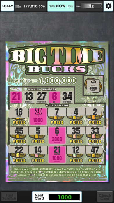 Lucky Lottery Scratchers Screenshot