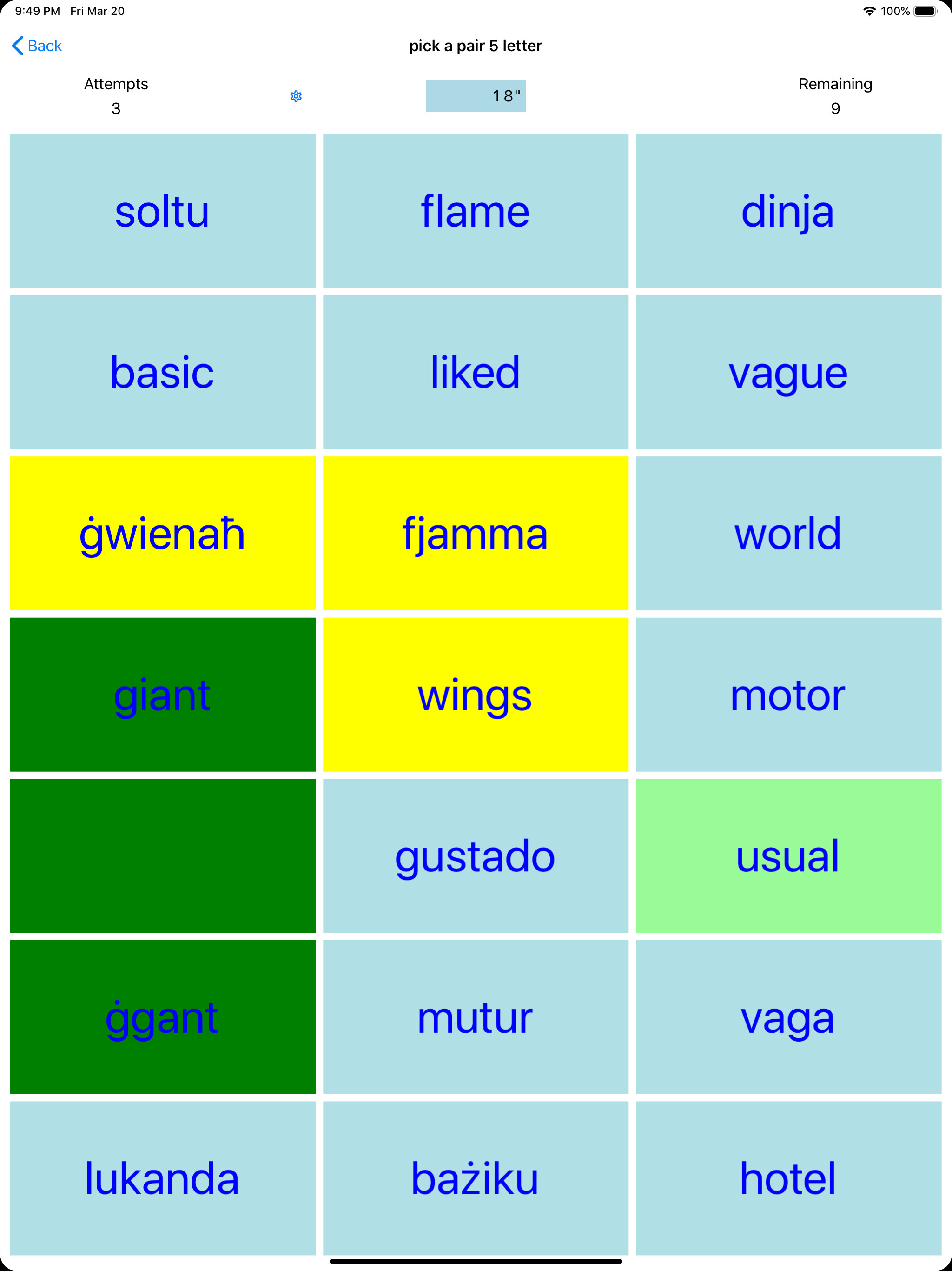PickAPair Maltese - English
