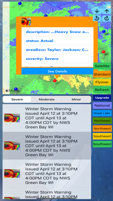 Instant NOAA Alerts 3D Liteのおすすめ画像7