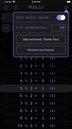 Modulo Enumerator screenshot 6