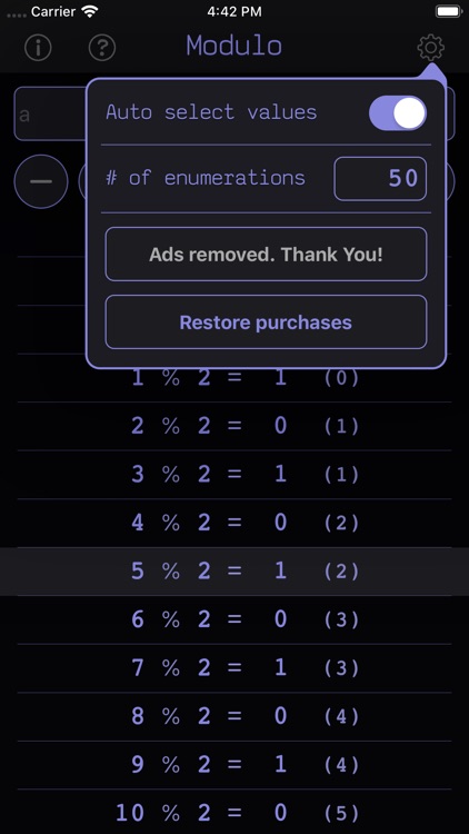 Modulo Enumerator screenshot-5