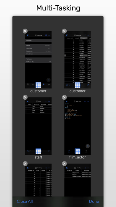 Navicat for PostgreSQL Screenshot