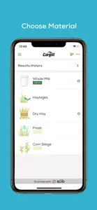 Cargill Reveal, utilizing SCiO screenshot #1 for iPhone