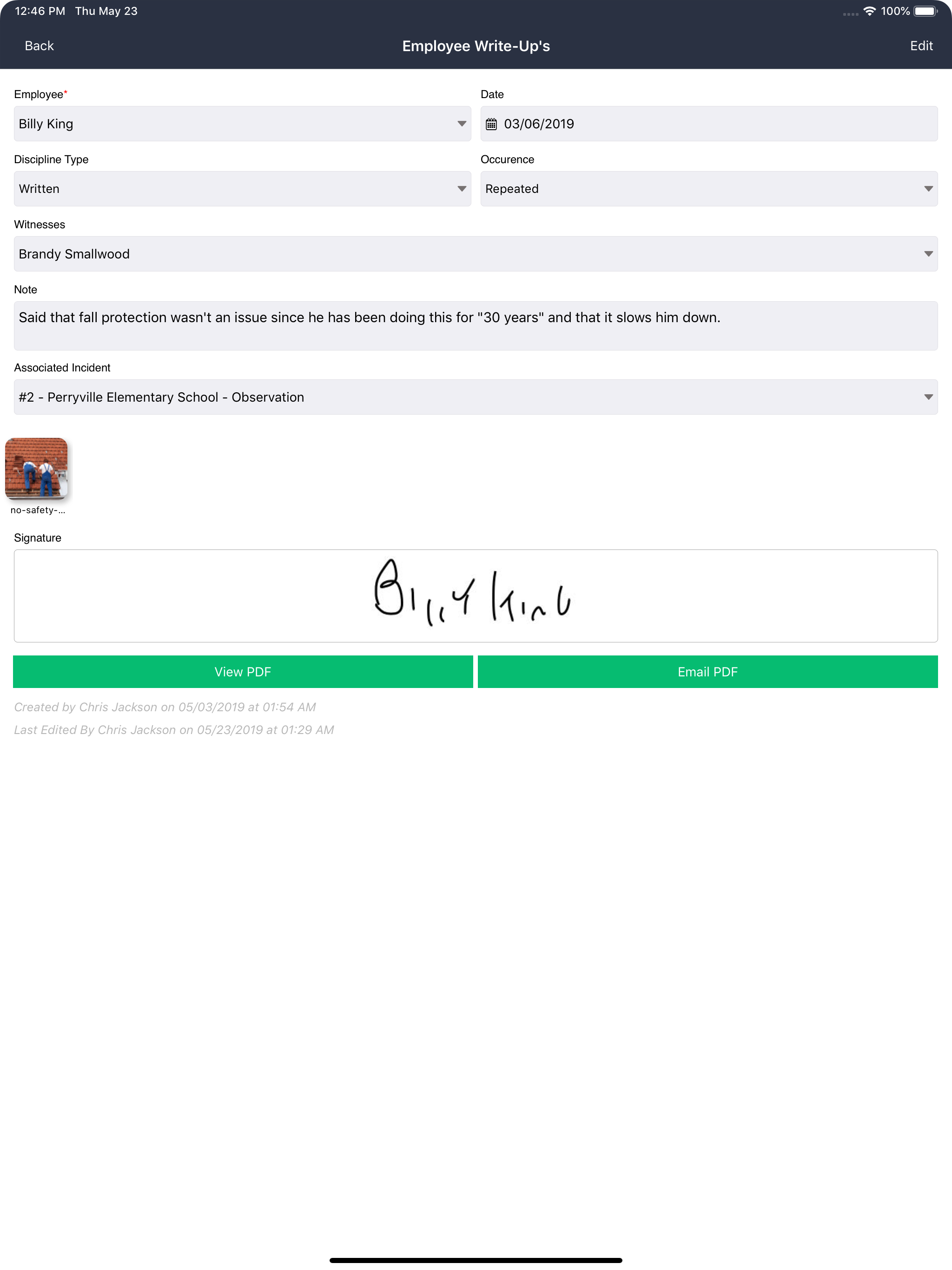 Safety Meeting Pro screenshot 20