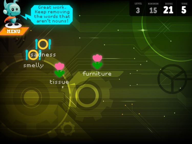 Noun Mayhem HD - Level 3 screenshot-3