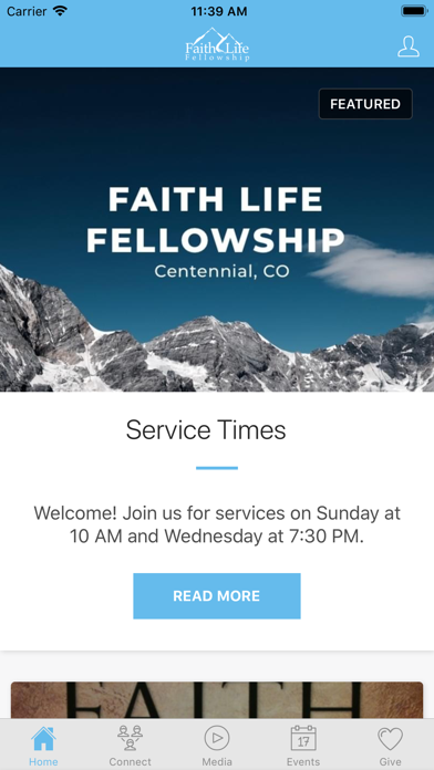 Faith Life Denver app screenshot