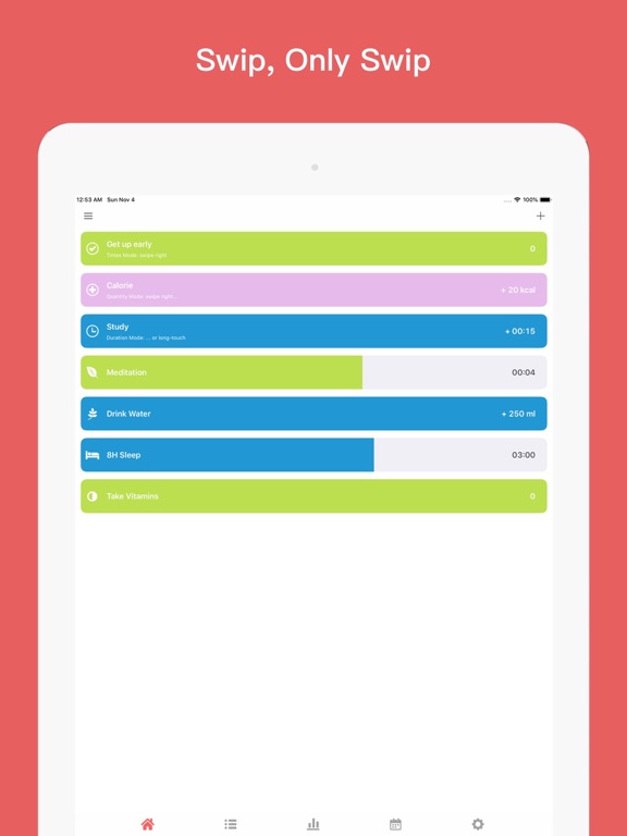 Screenshot #1 for Reach - Habit & Goal Tracker