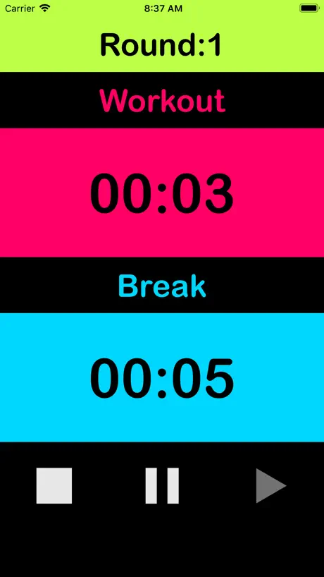 HIIT Tabata Interval Timer