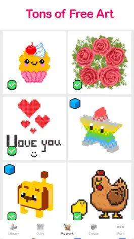 Game screenshot Pix.Color - Pixel Art Coloring mod apk