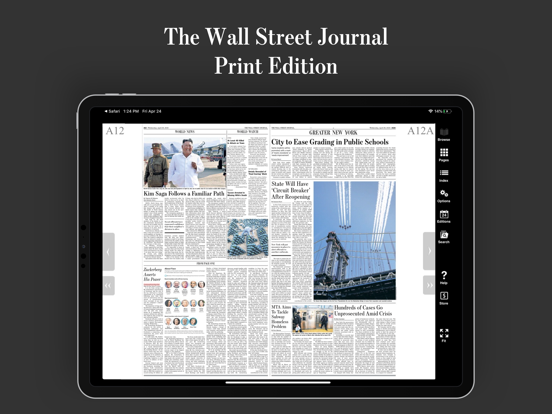 WSJ Print Edition screenshot 3