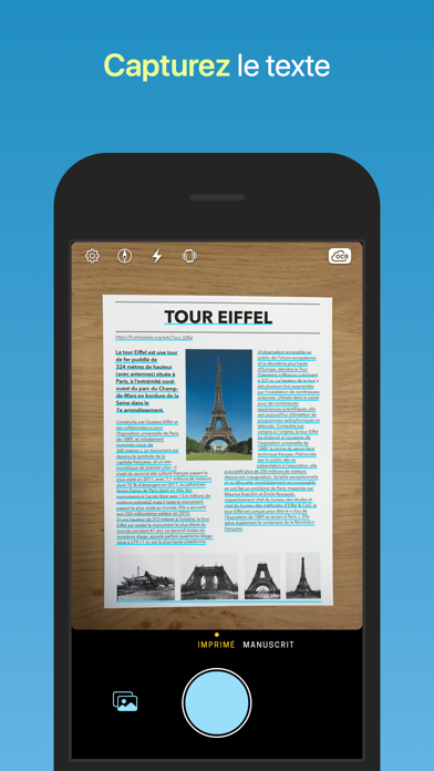Screenshot #1 pour Prizmo Go › Scan de texte, OCR
