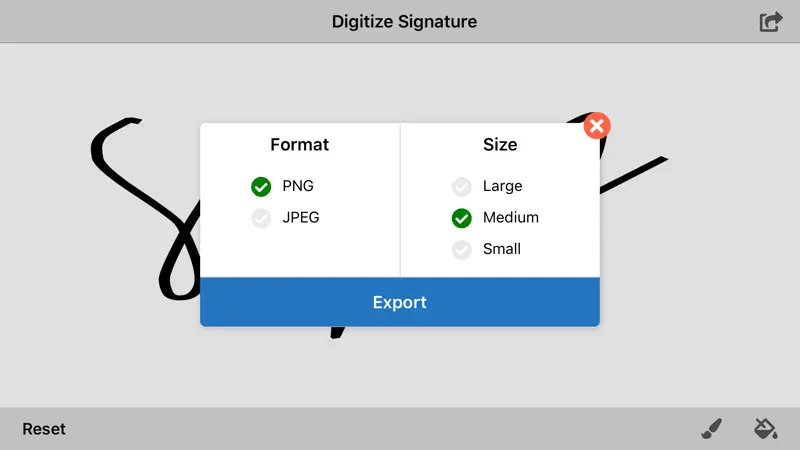 Digitize Signature screenshot 2 of 2